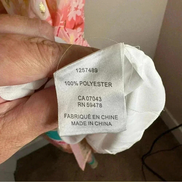 House of Harlow 1960 Rainbow Floral Maxi Dress Size Large - Picture 7 of 9